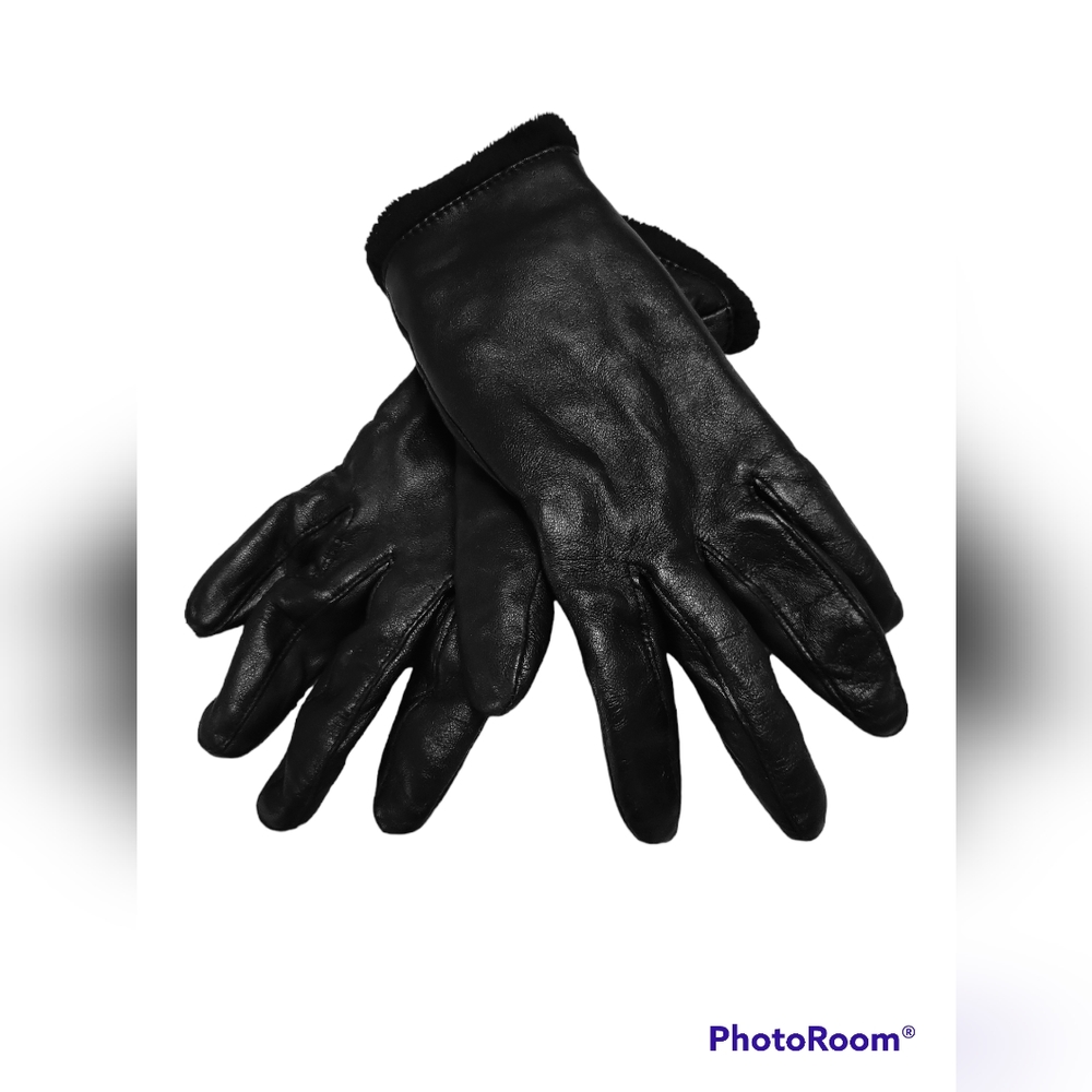 Charter Club Leather Gloves